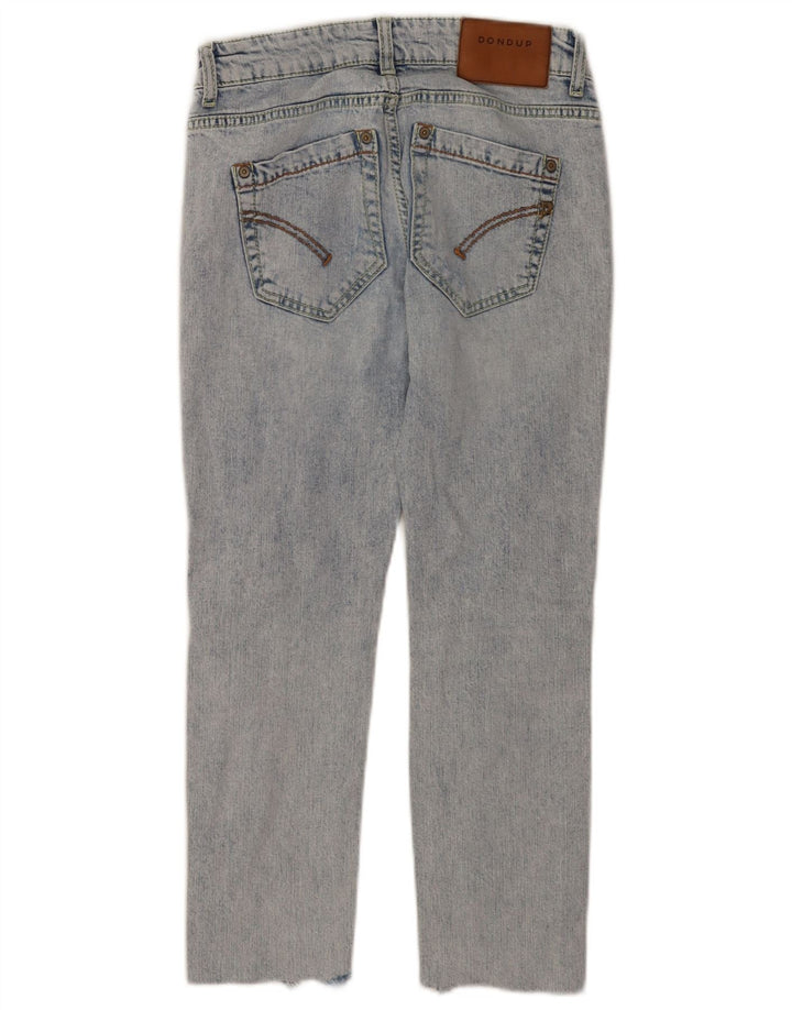 Dondup Jeans Cropped Invecchiati da Donna W26 L23 Cotone Blu