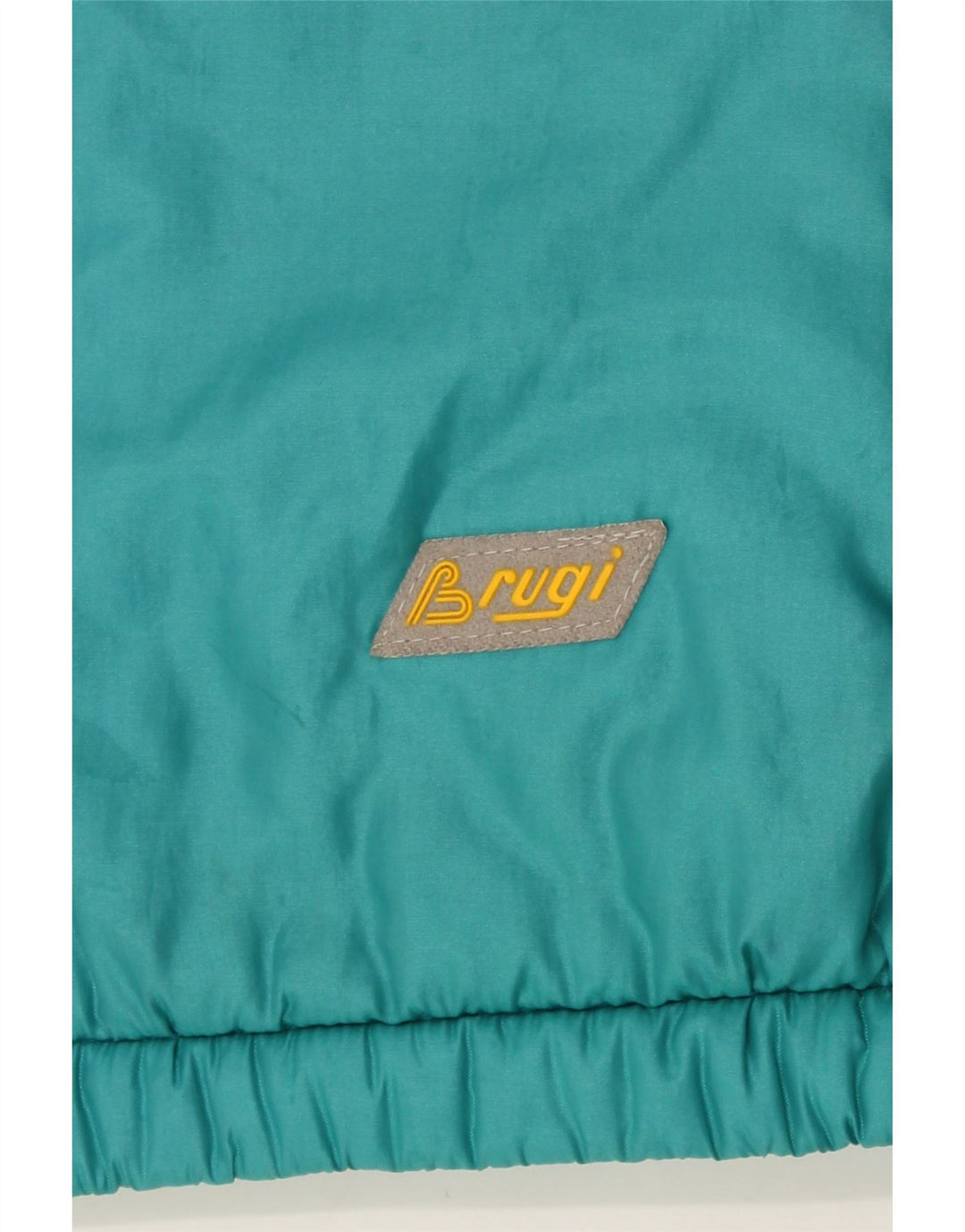 BRUGI Mens Windbreaker Jacket UK 40 Large Blue Colourblock Nylon Vintage Brugi and Second-Hand Brugi from Messina Hembry 