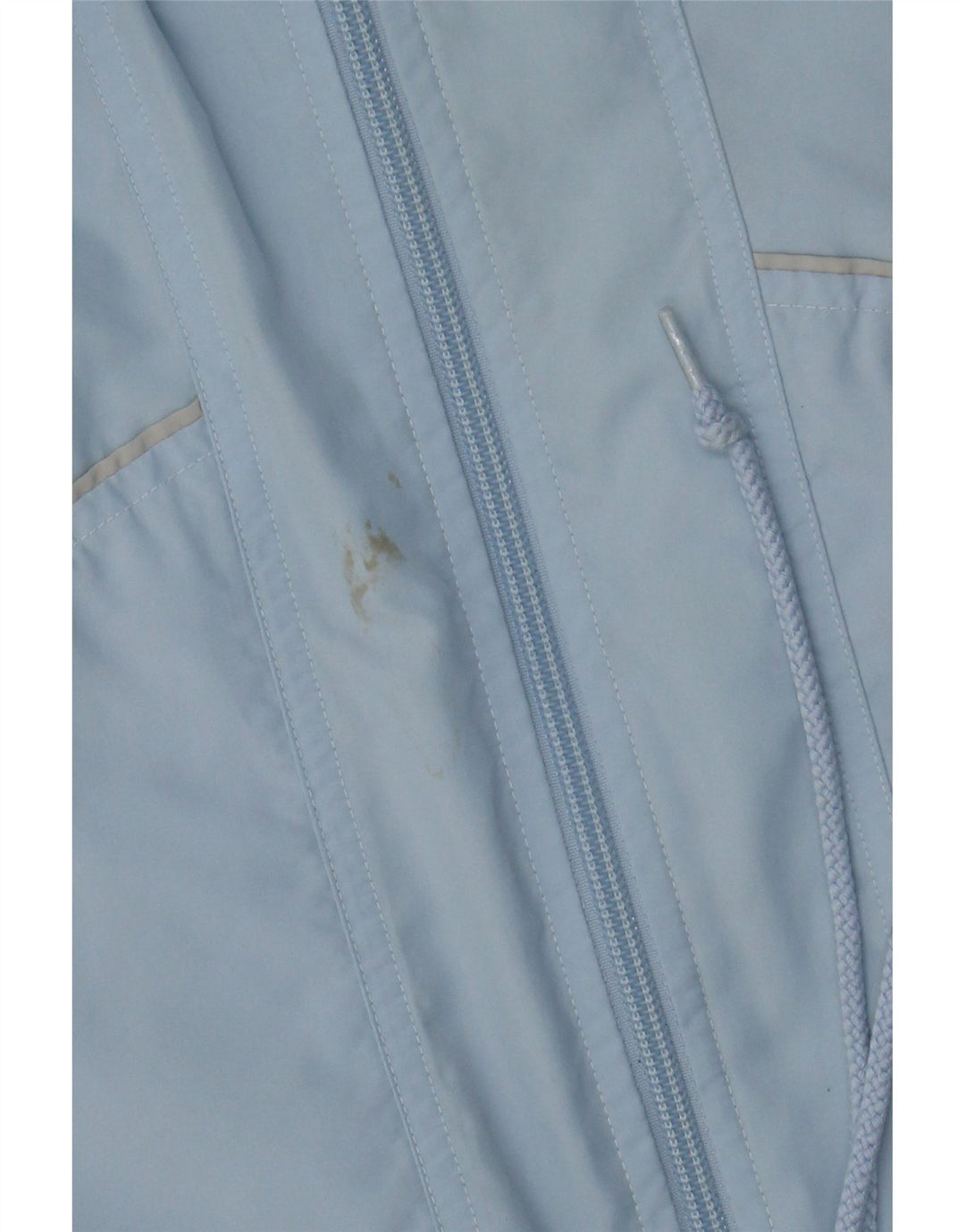 Giacca da tuta da donna ADIDAS UK 14 Large Blu Poliestere