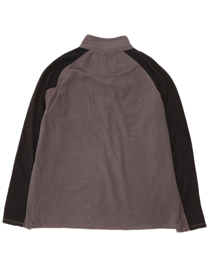 MOUNTAIN WAREHOUSE Maglione in pile da uomo con zip e collo 2XL Colore grigio