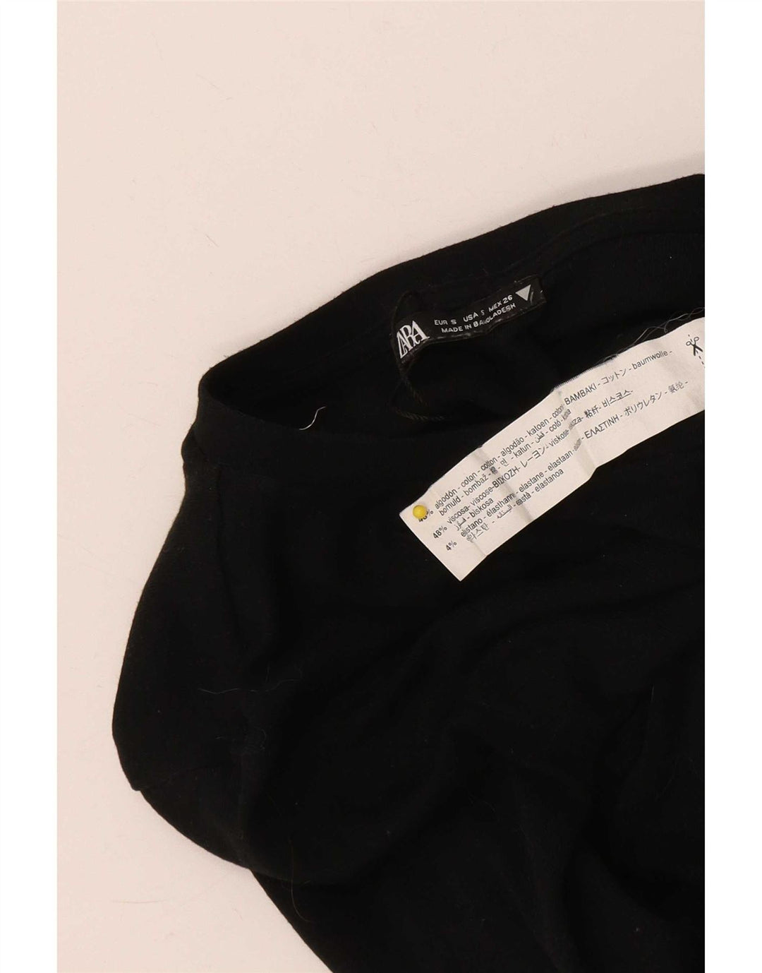 Body Zara da donna UK 8 piccolo in cotone nero
