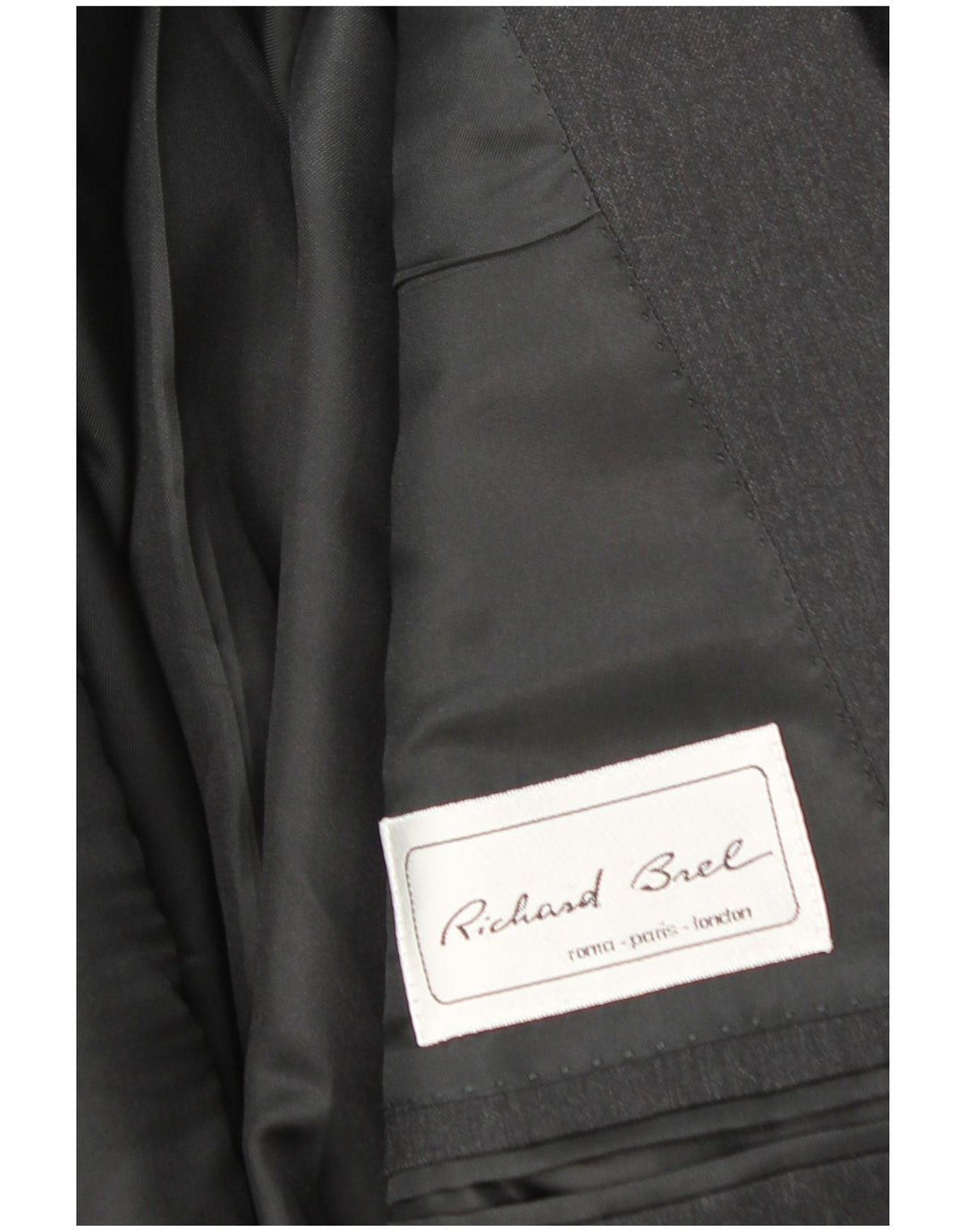 COPACABANA Mens Double Breasted Blazer Jacket IT 54 2XL Grey Virgin Wool