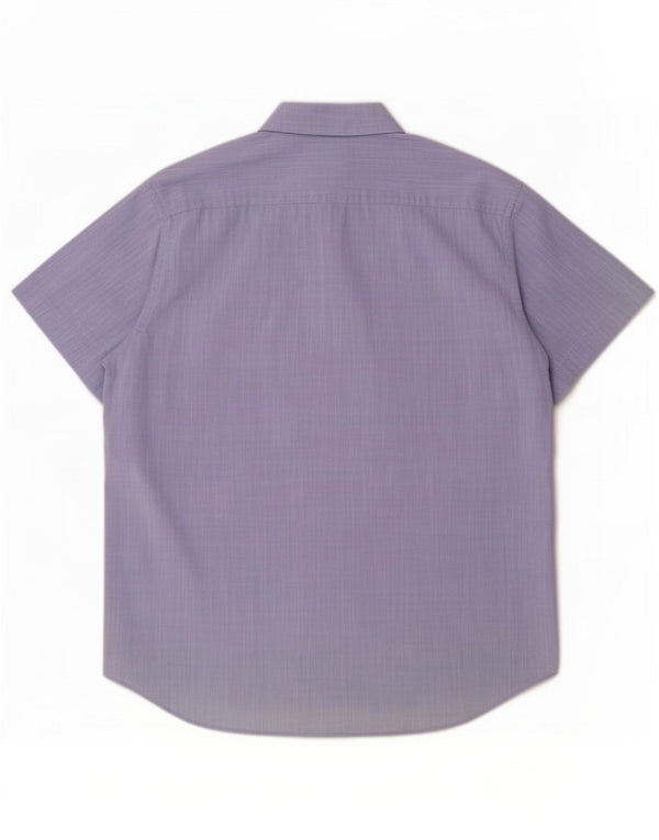Carrera Camicia a maniche corte da uomo 2XL Blu Cotone