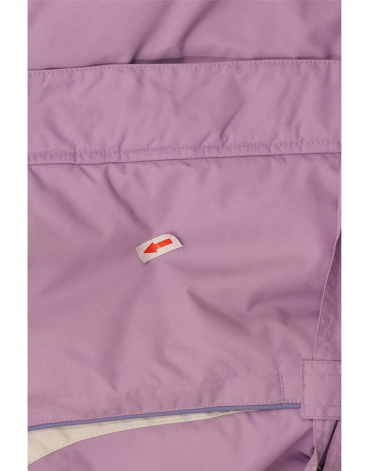 Giacca da sci con cappuccio da donna Brugi UK 16 Large Viola Colourblock Poliestere