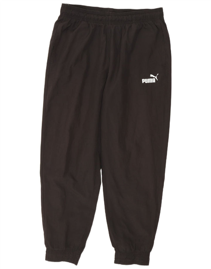 Pantaloni da tuta da uomo Puma Joggers grandi neri in poliestere