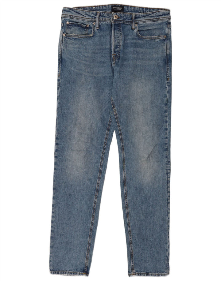 Jeans slim da uomo Jack & Jones W34 L34 cotone blu