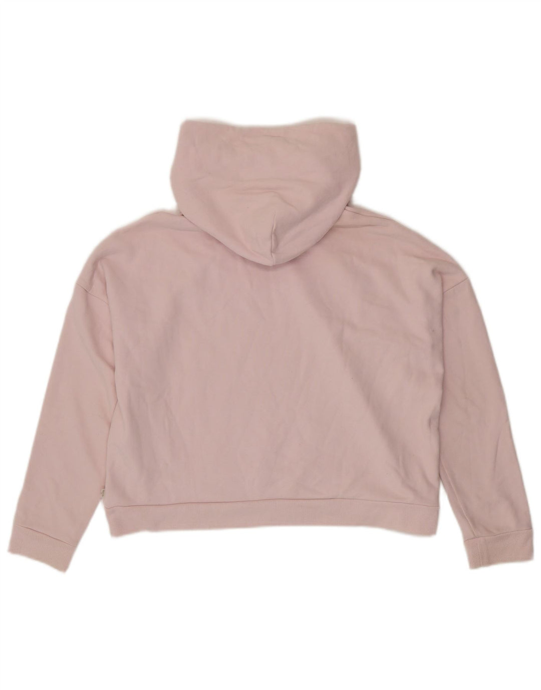 LEVI'S Felpa con cappuccio grafica oversize da donna con cappuccio grafico UK 10 Small Cotone rosa