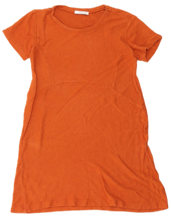 Abito a trapezio Trafaluc da donna Zara UK 10 piccolo arancione