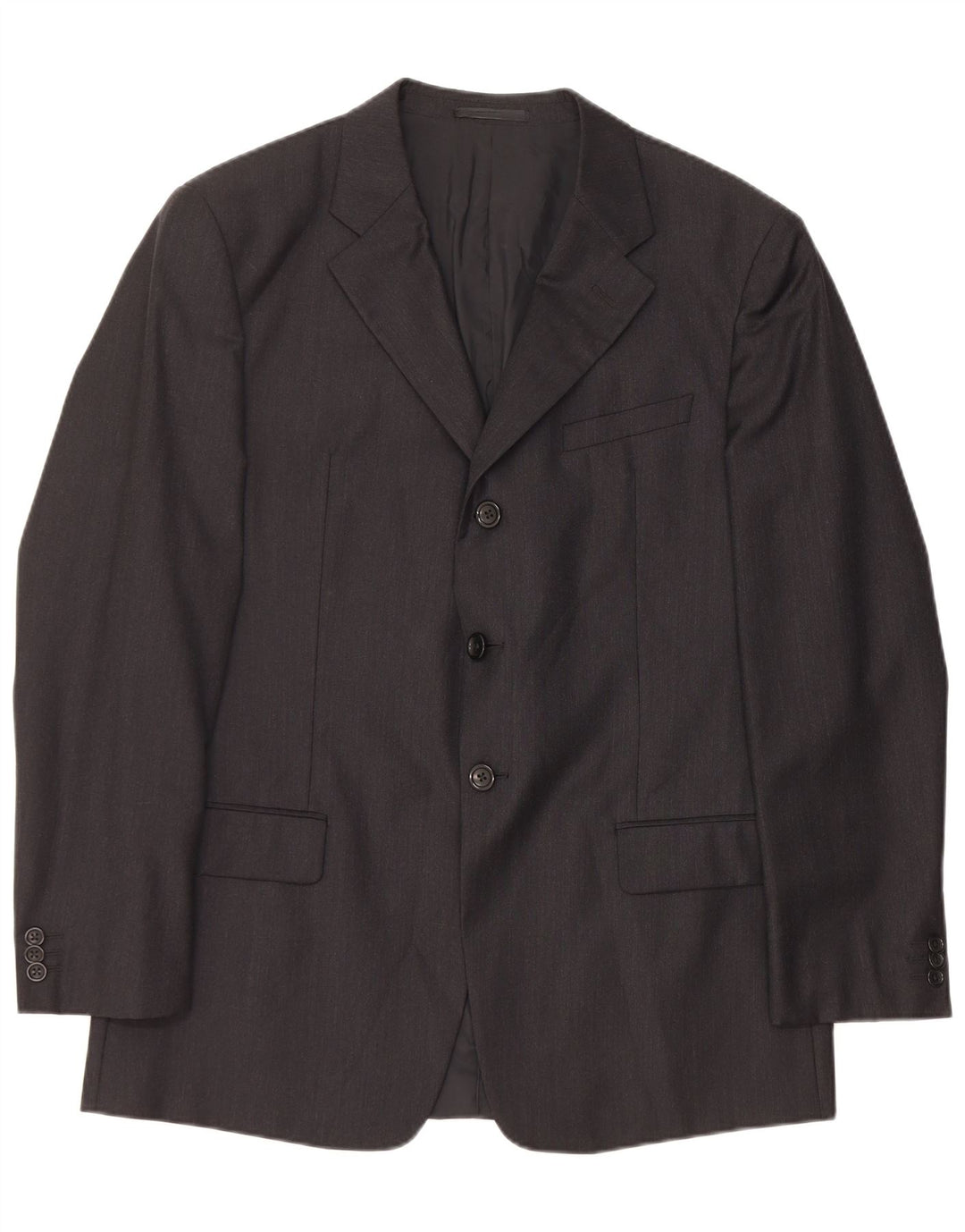 ARMANI COLLEZIONI Giacca Blazer da Uomo a 3 Bottoni IT 52 XL Lana Nera