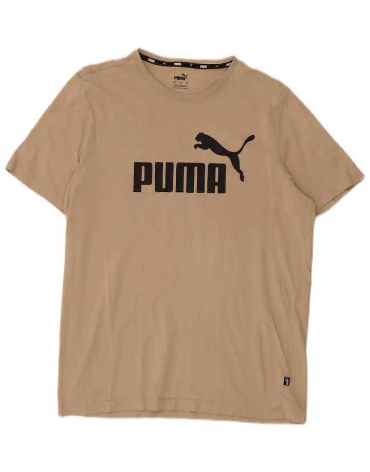 T-shirt grafica da donna Puma UK 14 beige medio