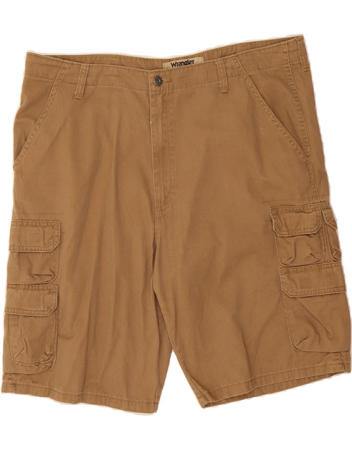 WRANGLER Mens Cargo Shorts W38 XL Brown Cotton Vintage Wrangler and Second-Hand Wrangler from Messina Hembry 