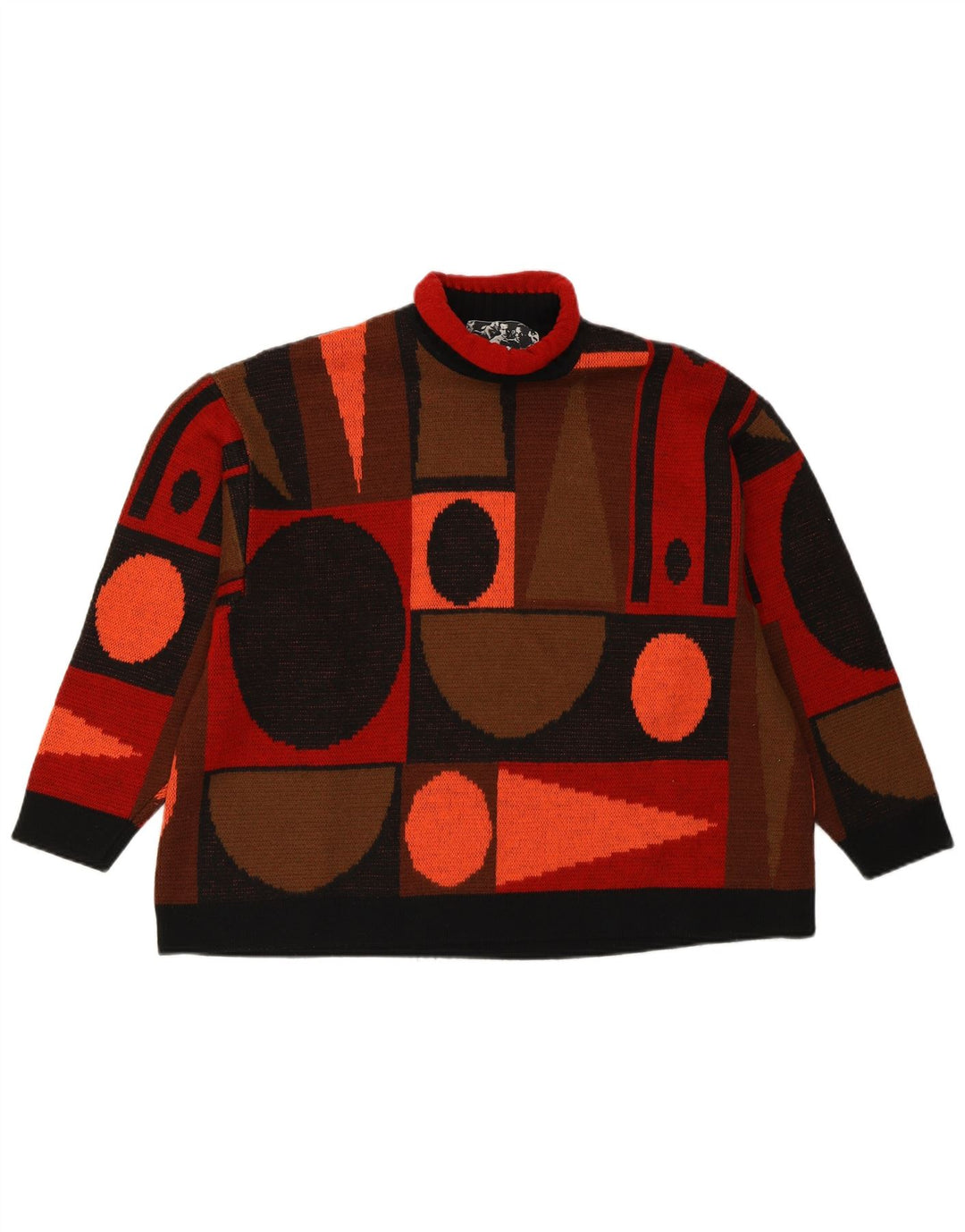 Ernestina Cerini Maglia Maglione Dolcevita Donna IT 42 Medio Multicolore