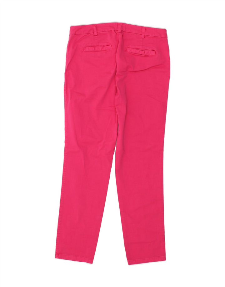 BENETTON Womens Slim Chino Trousers W32 L30  Pink Vintage Benetton and Second-Hand Benetton from Messina Hembry 