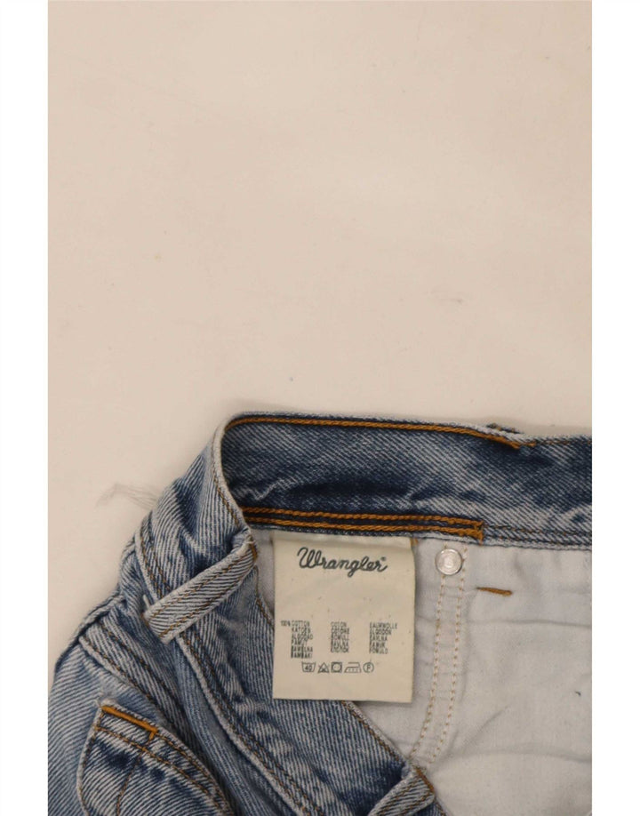 Jeans dritti da uomo Wrangler vestibilità regolare W36 L32 cotone blu