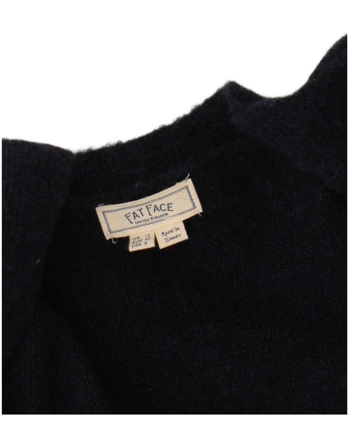 Maglione cardigan da donna Fat Face UK 12 Medio Blu Navy
