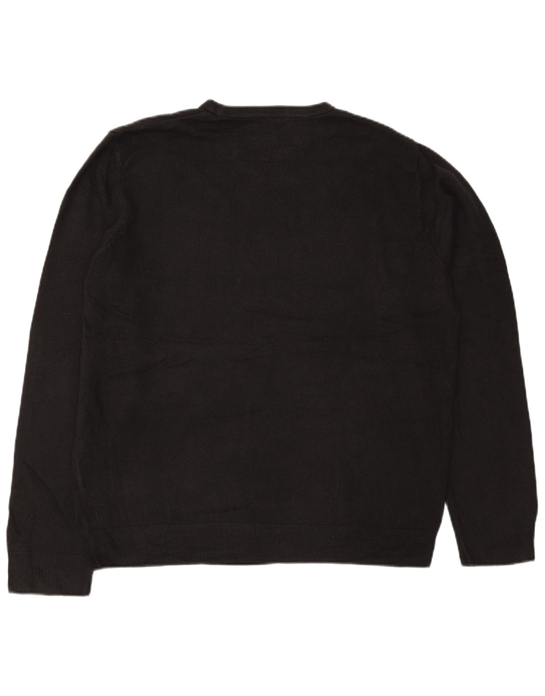 Maglione maglione girocollo da uomo Marks & Spencer XL acrilico nero