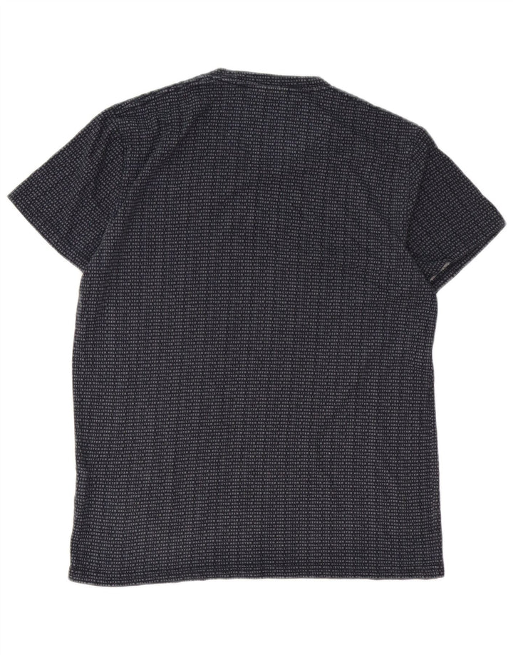 T-shirt Hollister da uomo Top Small in cotone blu navy
