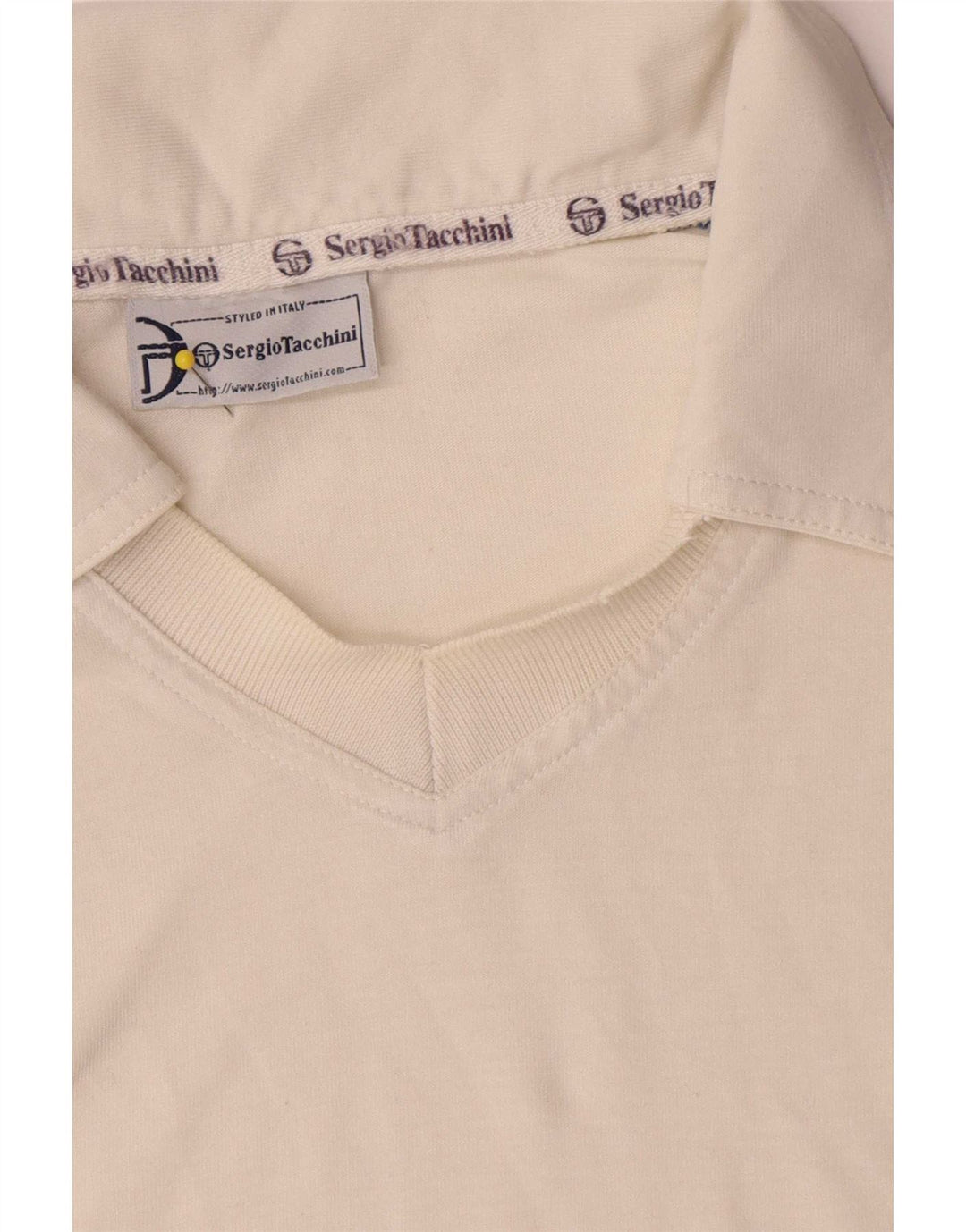 Polo da uomo Sergio Tacchini XL bianca color block