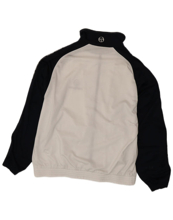SERGIO TACCHINI Giacca da tuta da uomo color block bianco medio