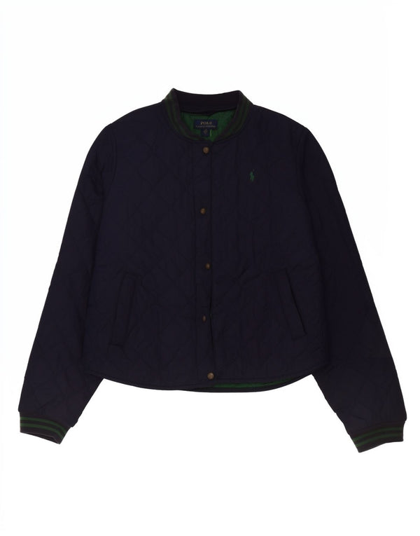 Giacca trapuntata da ragazzo Polo Ralph Lauren 15-16 anni XL poliestere blu navy