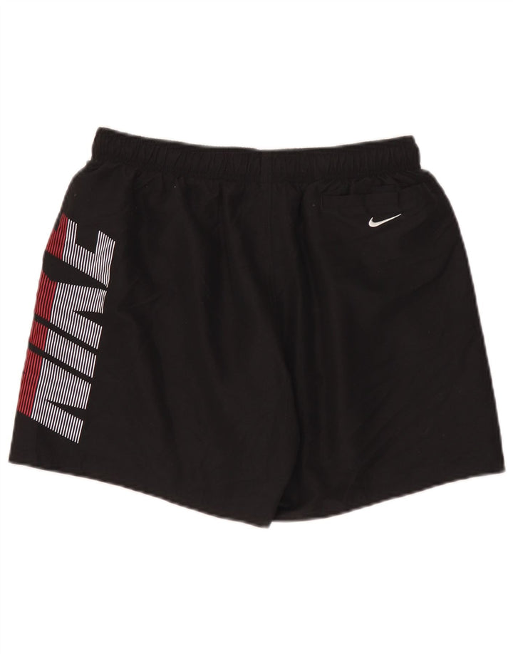 Pantaloncini sportivi Nike da uomo con grafica media in poliestere nero
