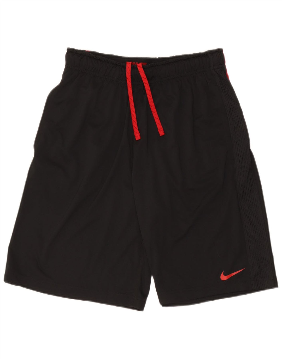 Pantaloncini sportivi Nike Dri Fit da donna UK 12 Medium Nero Colourblock Poliestere