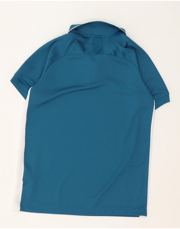 Polo Nike da ragazzo, 12-13 anni, grande, in poliestere color block blu