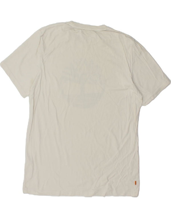 TIMBERLAND T-shirt grafica da uomo grande bianca