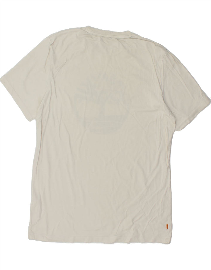TIMBERLAND T-shirt grafica da uomo grande bianca