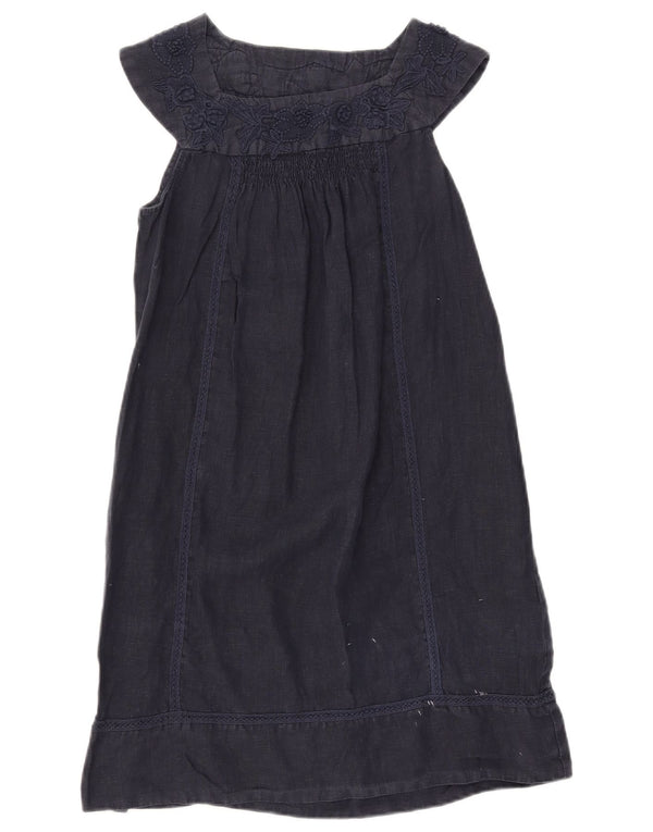 Abito a trapezio senza maniche da donna Zara UK 12 blu navy medio
