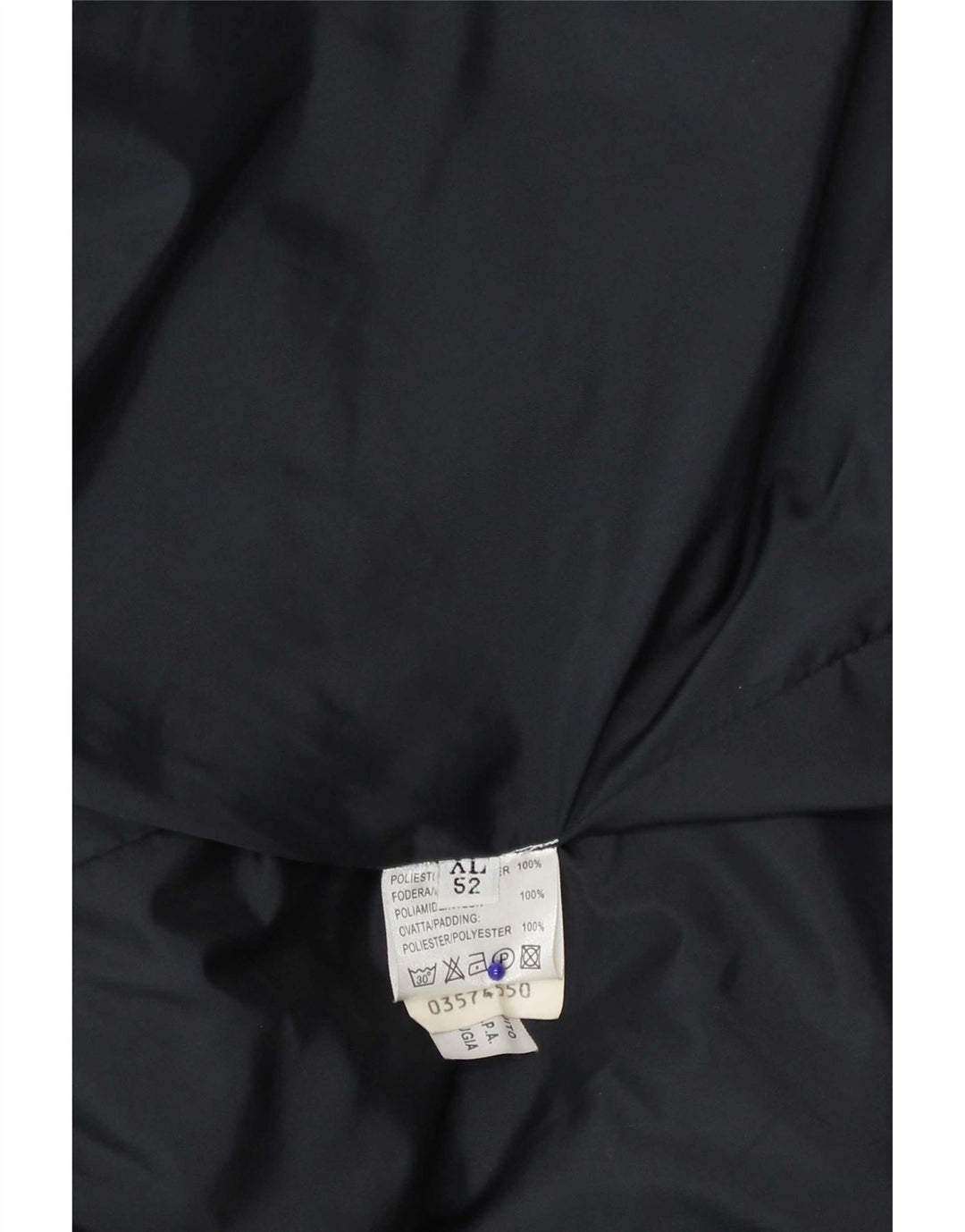 Cappotto Valentino Uomo IT 52 XL Blu Navy Poliestere