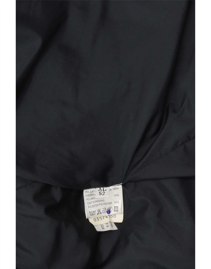 Cappotto Valentino Uomo IT 52 XL Blu Navy Poliestere