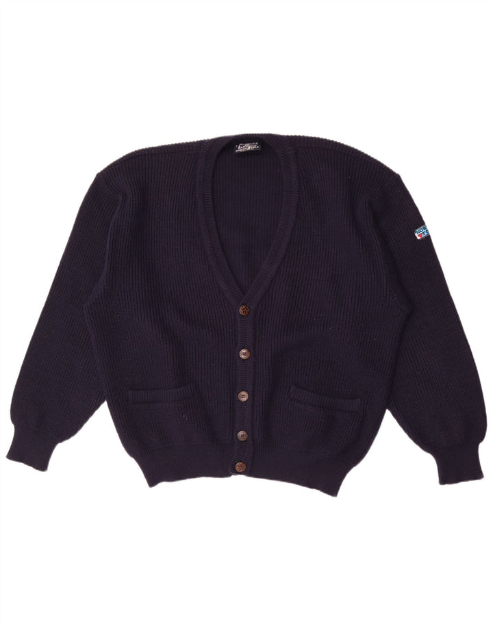 Maglione cardigan da uomo North Pole XL blu navy