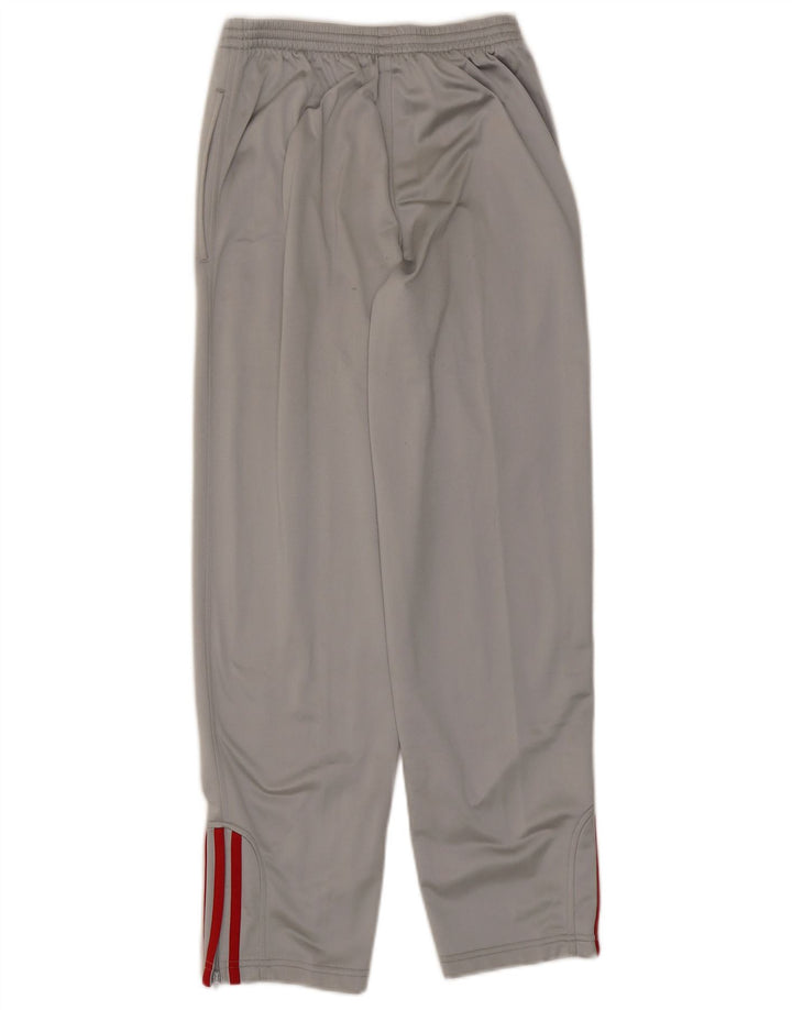 Pantaloni della tuta da ragazzo Adidas 13-14 anni in poliestere grigio