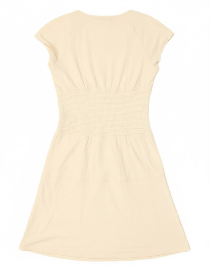 LAURA BIAGIOTTI Womens A-Line Dress IT 42 Medium White Polyamide