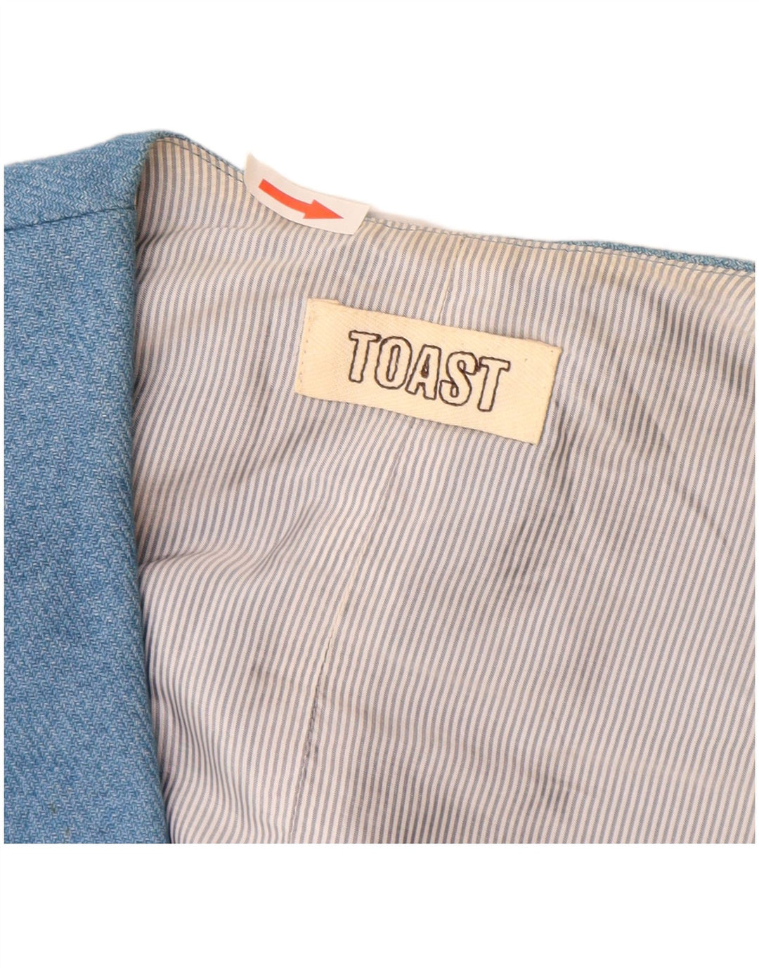 Gilet da donna Toast UK 10 piccolo cotone blu