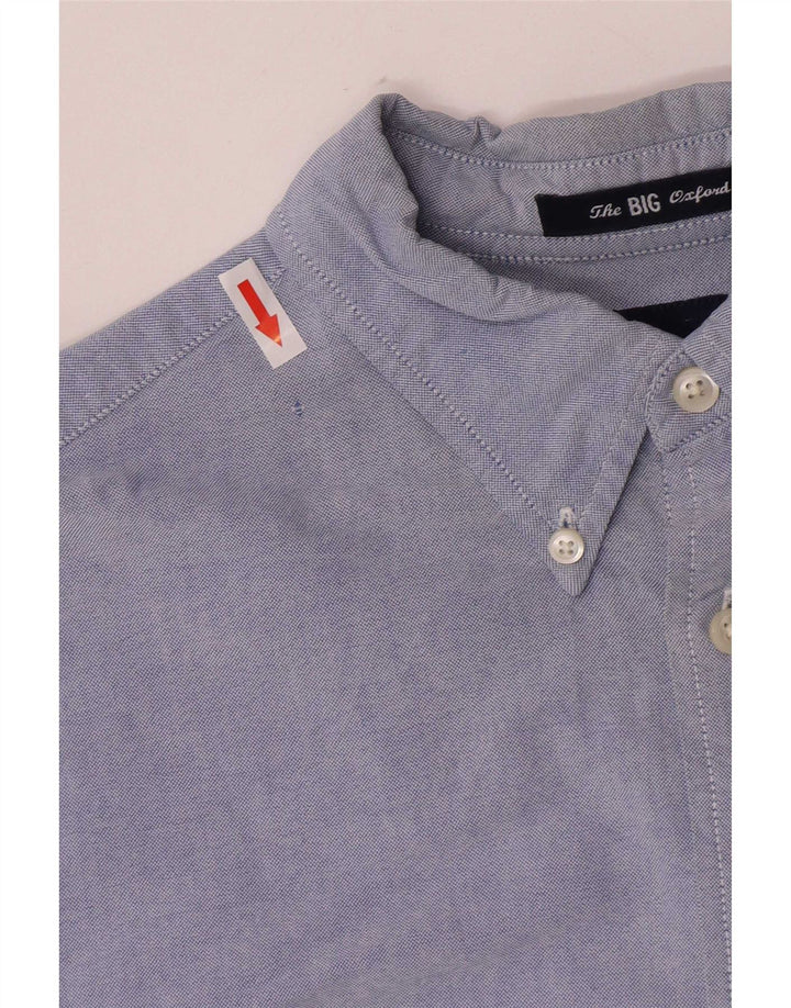 Camicia da uomo Gap in cotone blu medio