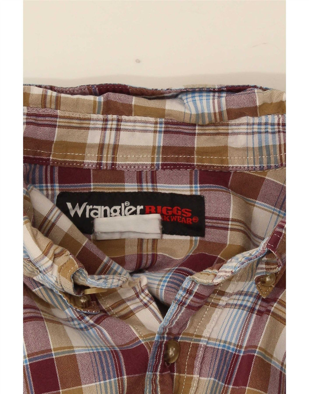 Camicia da uomo Wrangler XL a quadri marroni