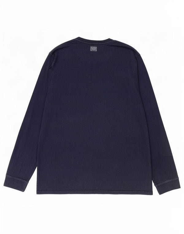 Levi's Maglia da uomo a maniche lunghe XL in cotone blu navy