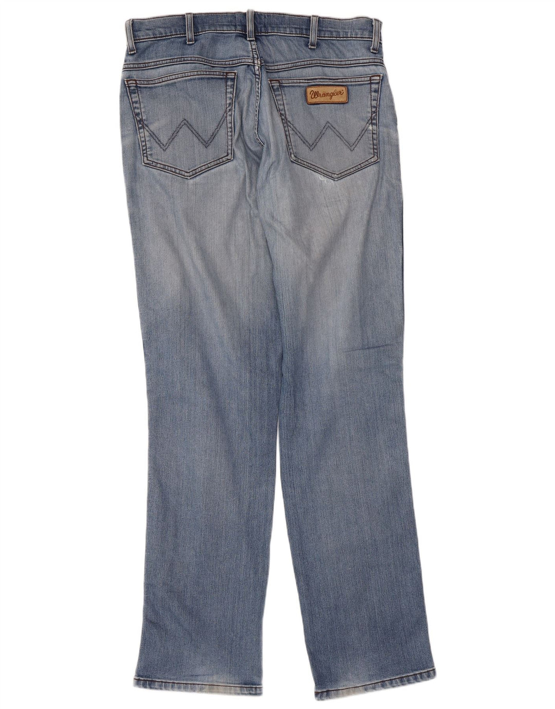 WRANGLER Mens Texas Straight Jeans W34 L34 Blue Cotton Vintage Wrangler and Second-Hand Wrangler from Messina Hembry 