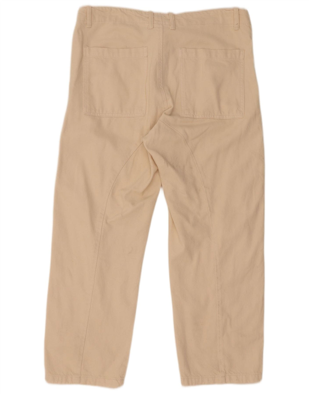 Jeans dritti da donna Zara grandi W30 L27 Beige