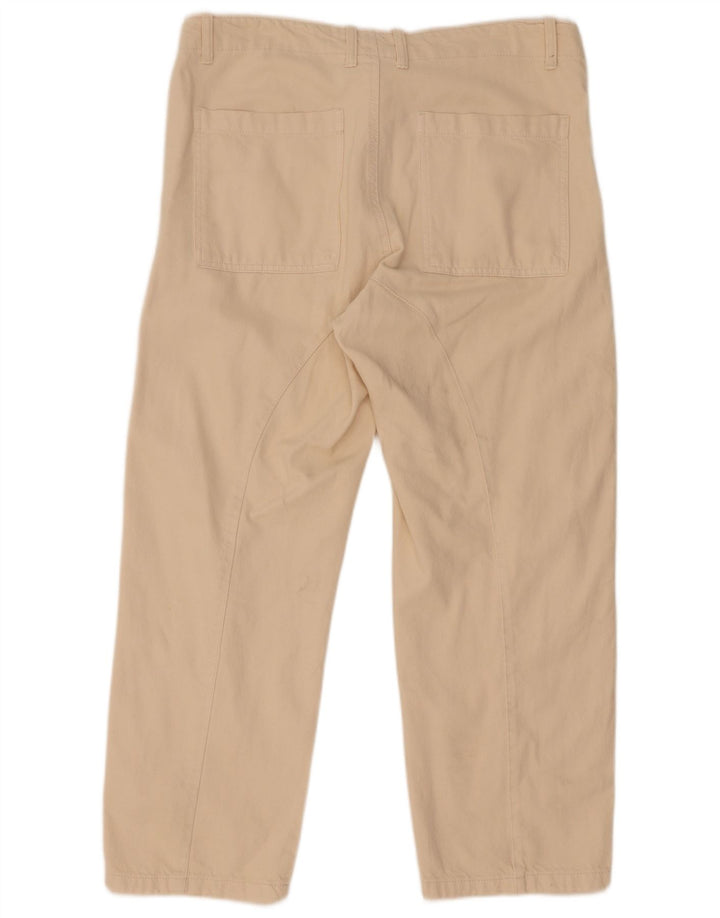 Jeans dritti da donna Zara grandi W30 L27 Beige