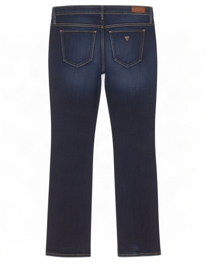 Jeans Bootcut bassi da donna Guess W29 L33 cotone blu navy