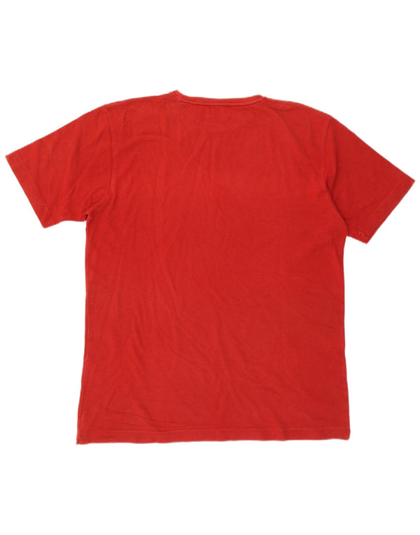 T-shirt uomo Kappa Top XL rossa in cotone