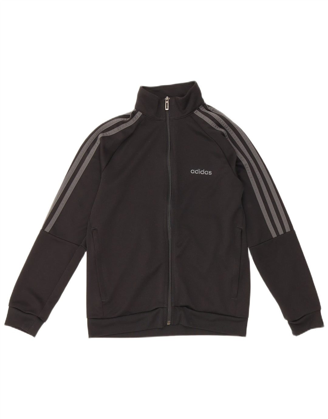 Giacca da tuta ADIDAS Aeroready da ragazzo 11-12 anni in poliestere nero