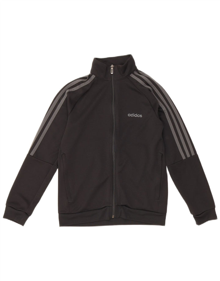 Giacca da tuta ADIDAS Aeroready da ragazzo 11-12 anni in poliestere nero