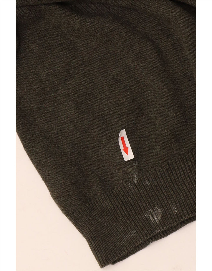Maglione maglione girocollo da uomo Marks & Spencer 2XL cotone kaki