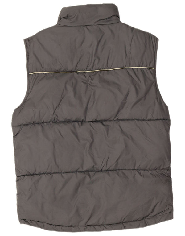 Gilet imbottito da uomo Jack & Jones UK 14 nylon grigio medio