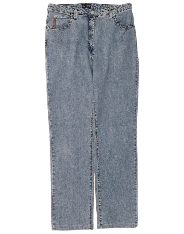 Jeans dritti Indigo da donna Armani W32 L32 cotone blu