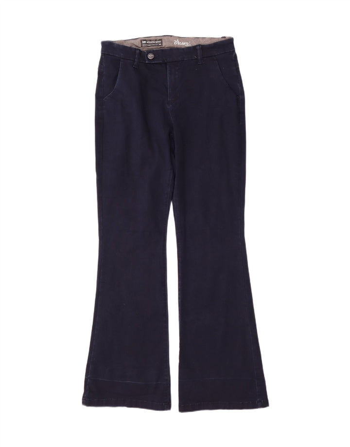 Pantaloni chino da donna Lee US 10 Large W32 L33 Blu Navy Modern